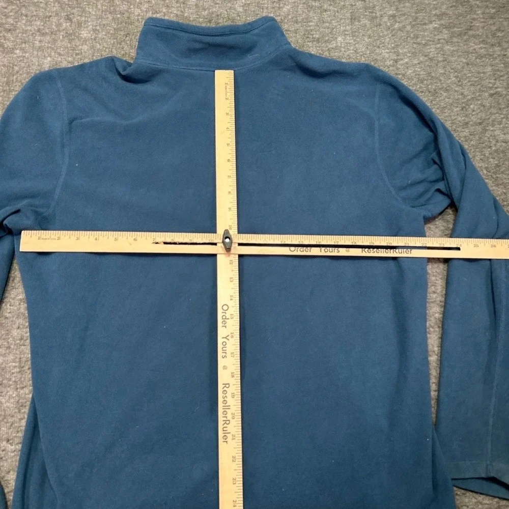 Eddie‎ Bauer First Ascent Fleece Shirt Half Zip Men XL Blue Long Sleeve Climbing